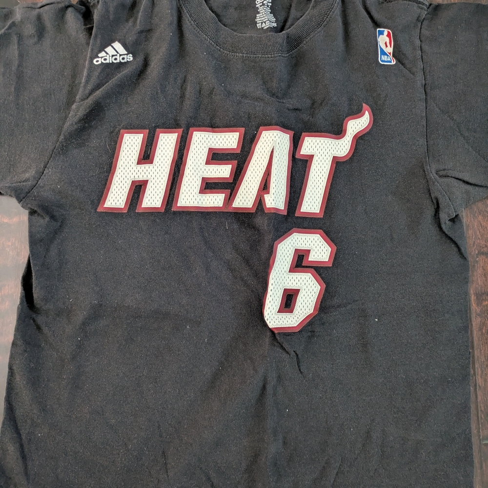Adidas Black Miami Heat Tee